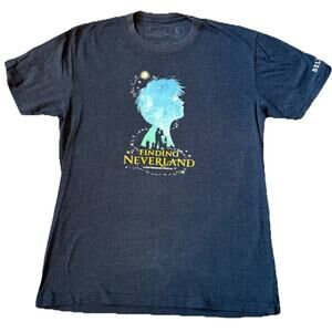 Finding Neverland A New Broadway Musical Graphic T Shirt Women L Peter Pan